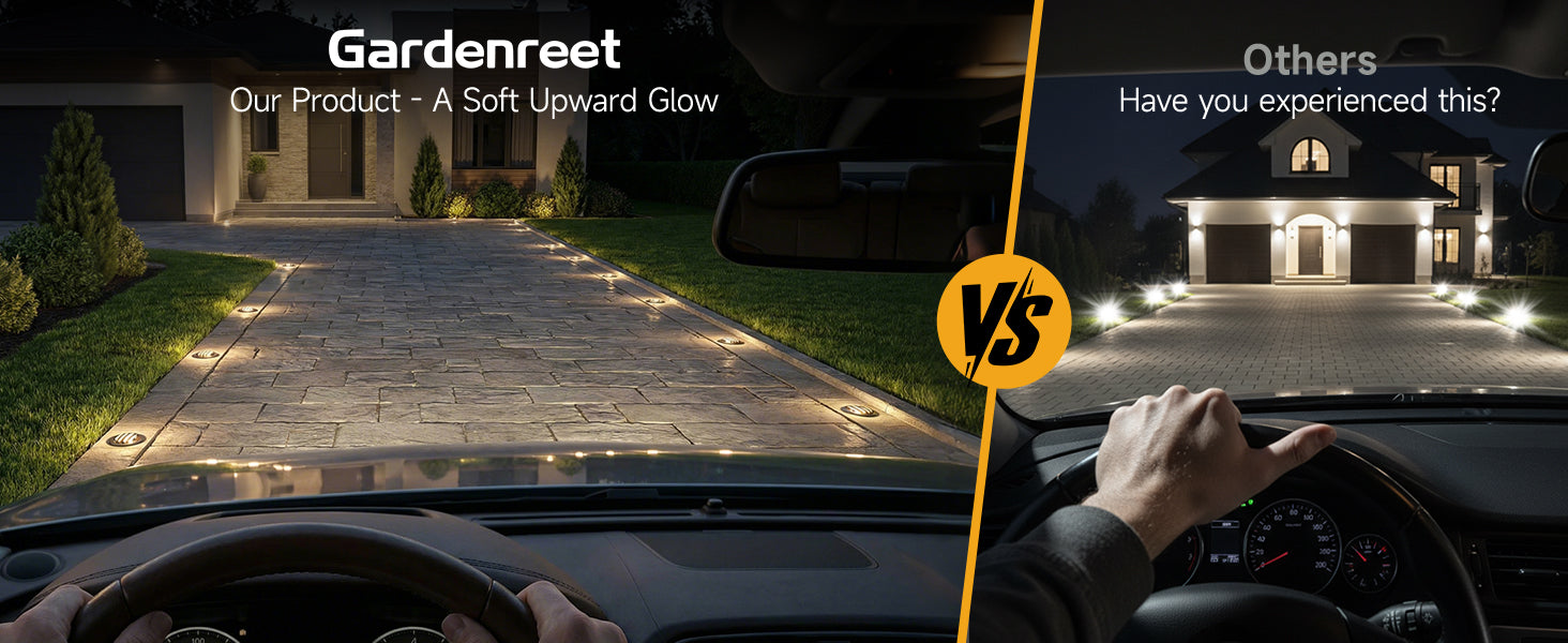 Gardenreet Low Voltage 12V LED In-ground Well Lights (Grated Top 9202) - Comparison Desktop 2