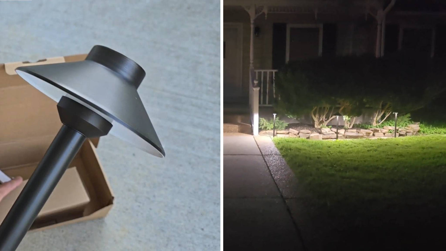 Gardenreet Brass Low Voltage Pathway Lights, 12V Outdoor LED Landscape Path Lights(Premium Flat Hat) for Walkway Driveway Garden Yard (2403)