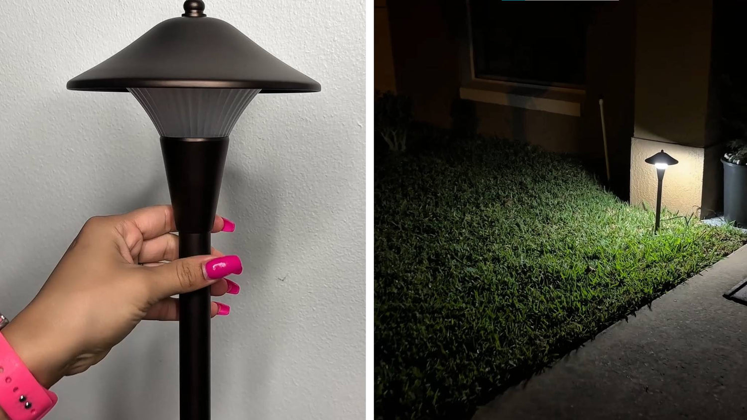 Gardenreet Aluminum Low Voltage Pathway Lights - 2700K/3000K/3500K/4000K/5000K Selectable Landscape Lighting, 12V Path Light Waterproof, 200lm LED Pathlight
