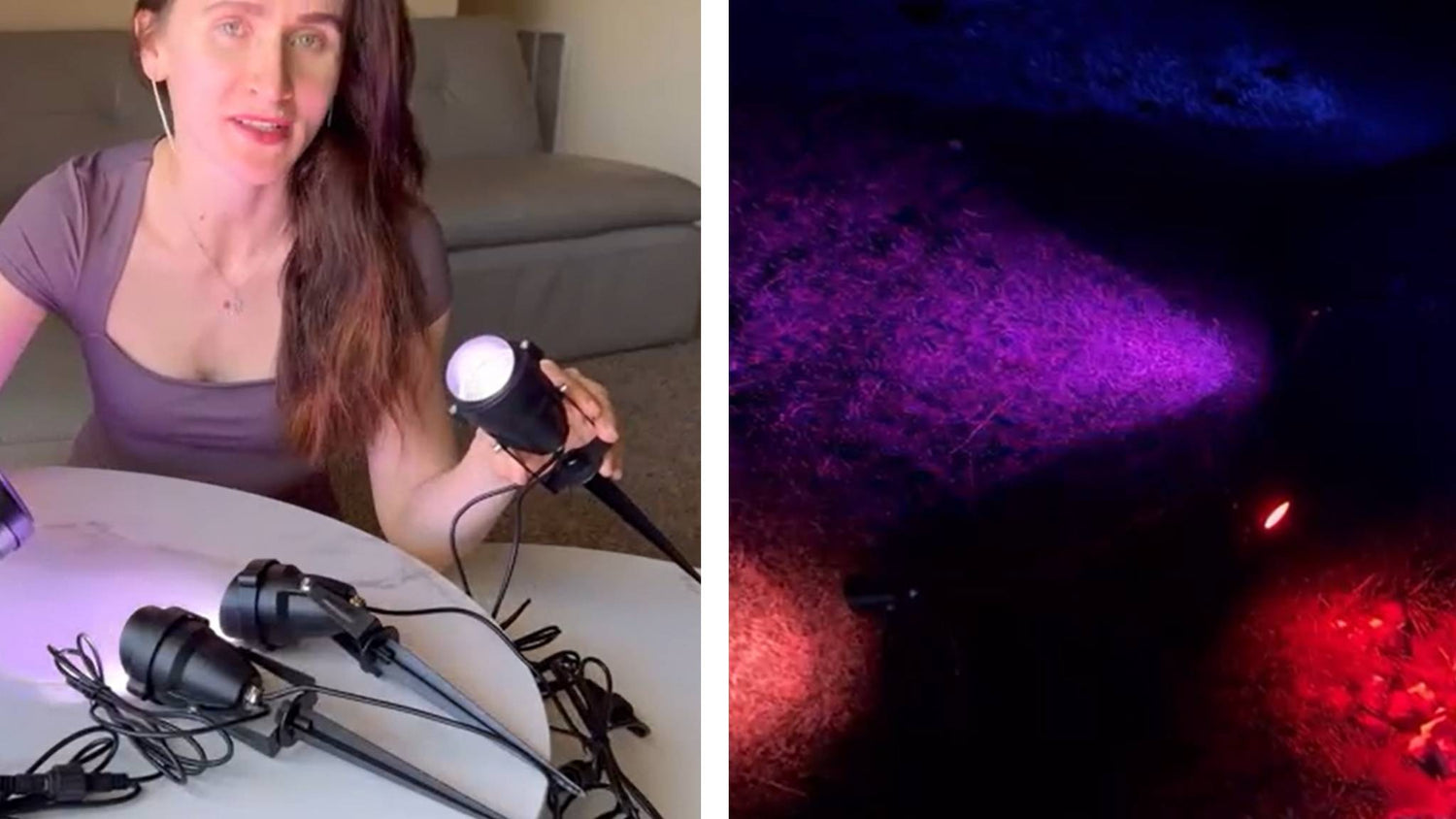 Gardenreet Outdoor Smart Spotlight, 1800LM RGB Color Changing Aluminum Landscape Lighting (9102A)