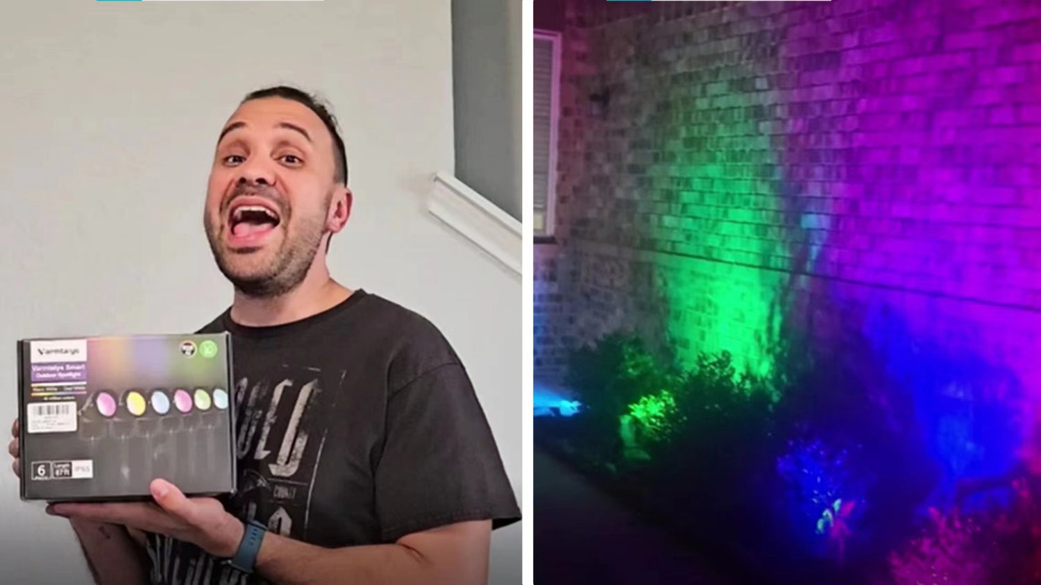 Gardenreet Outdoor Smart Spotlight, 1800LM RGB Color Changing Aluminum Landscape Lighting (9102A)